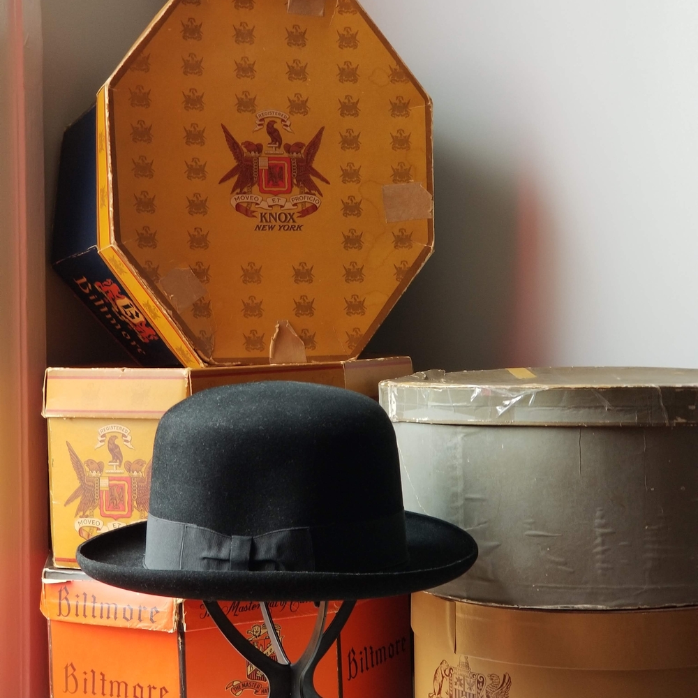 Borsalino Trionfo Antique Bowler Derby